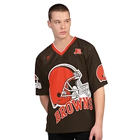 Pack de t-shirts à manches courtes et longues Cleveland Browns marron blanc pour homme