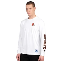 Men's Starter Brown/White Cleveland Browns Short Sleeve & Long T-Shirt Combo Pack