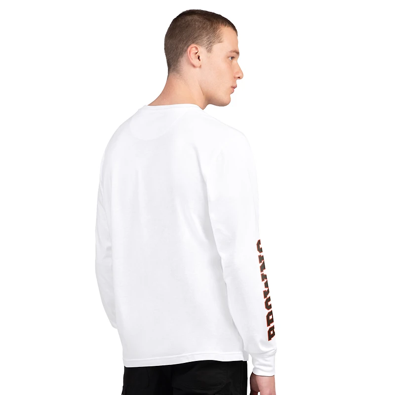 Men's Starter Brown/White Cleveland Browns Short Sleeve & Long T-Shirt Combo Pack