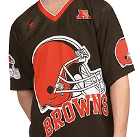 Men's Starter Brown/White Cleveland Browns Short Sleeve & Long T-Shirt Combo Pack