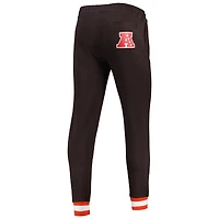 Pantalon de jogging en polaire Cleveland Browns Blitz Starter Brown pour homme