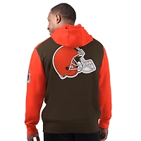 Men's Starter Brown Cleveland Browns Extreme Pullover Hoodie