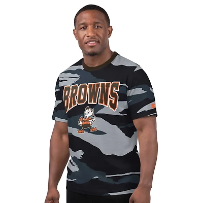 Men's Starter Camo/Gray Cleveland Browns Thursday Night Gridiron Classics Vintage Logo T-Shirt