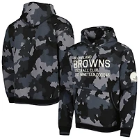 Sweat à capuche camouflage The Wild Collective Cleveland Browns pour homme