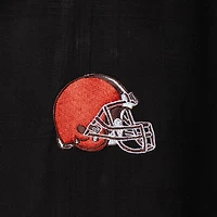 Chemise boutonnée Tommy Bahama noire Cleveland Browns Azule Oasis pour hommes