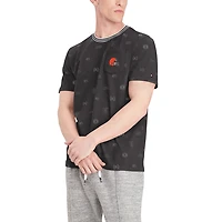 T-shirt Tommy Hilfiger Cleveland Browns Essential à poche pour homme, noir