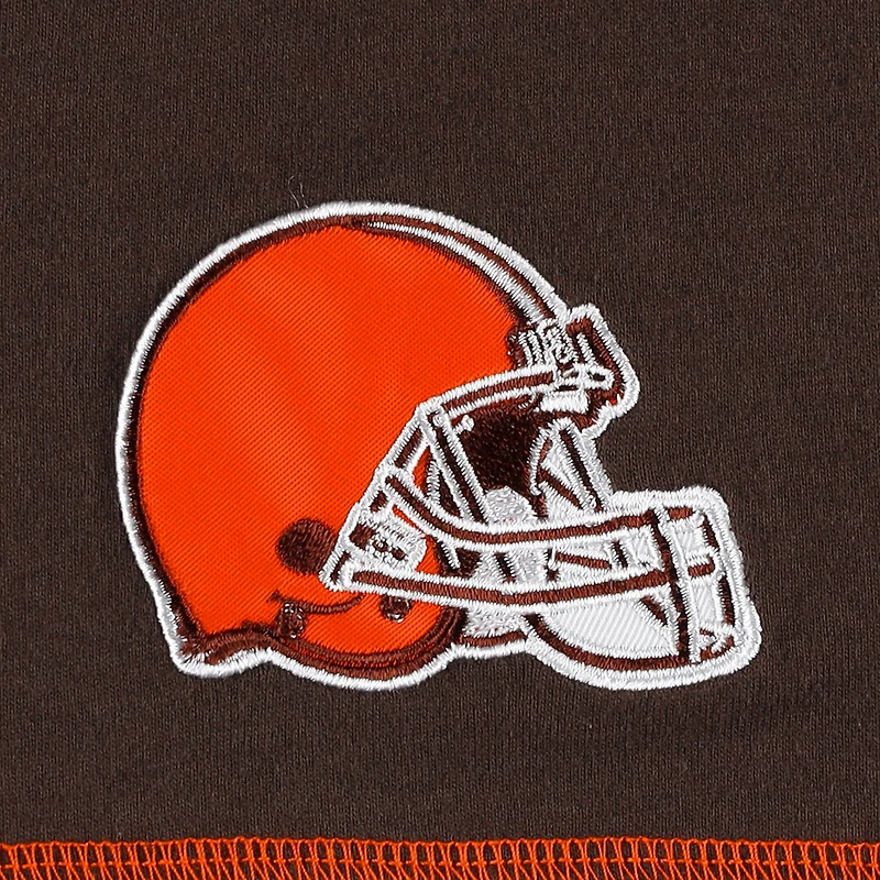 T-shirt à manches longues Tommy Hilfiger Brown Cleveland Browns Peter Team pour homme