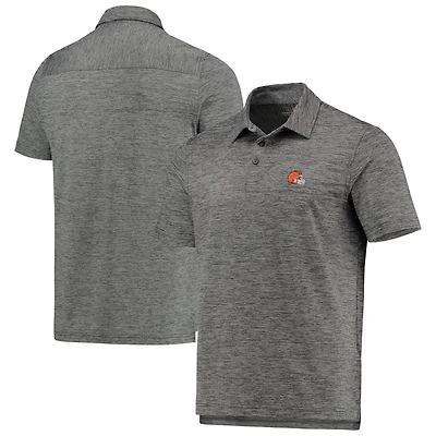 Polo Sankaty Vineyard Vines Charcoal Cleveland Browns Destin Stripe pour homme