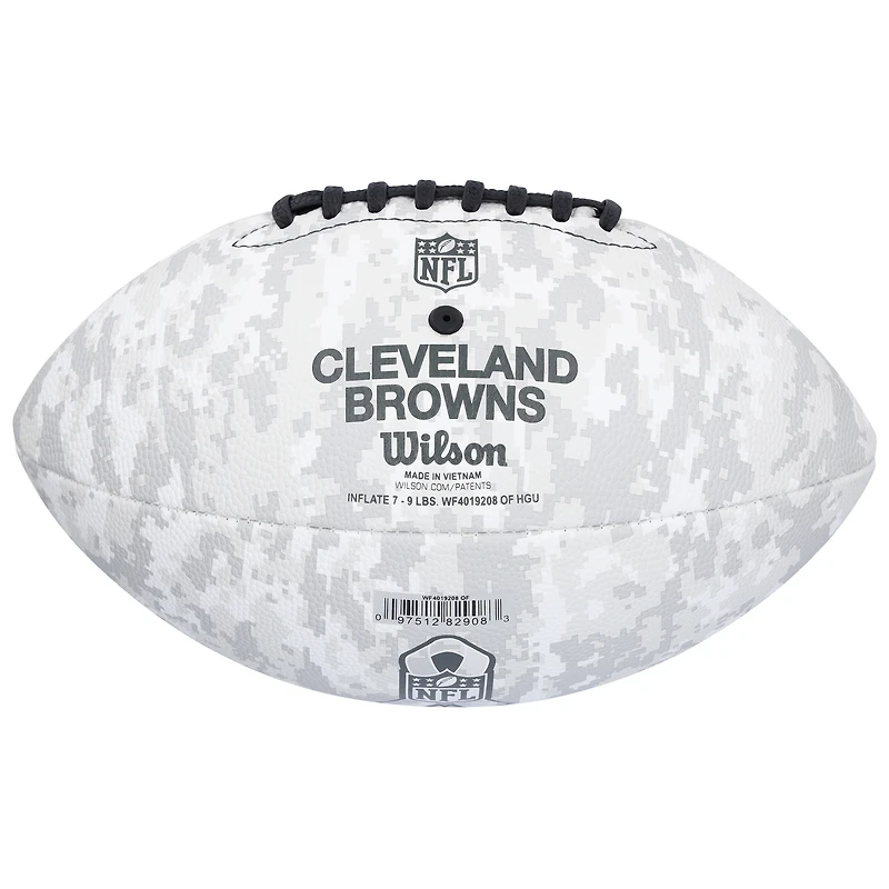 Myles Garrett Cleveland Browns Autographed 2024 Salute To Service Wilson Football  