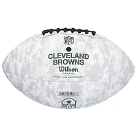 Myles Garrett Cleveland Browns Autographed 2024 Salute To Service Wilson Football  