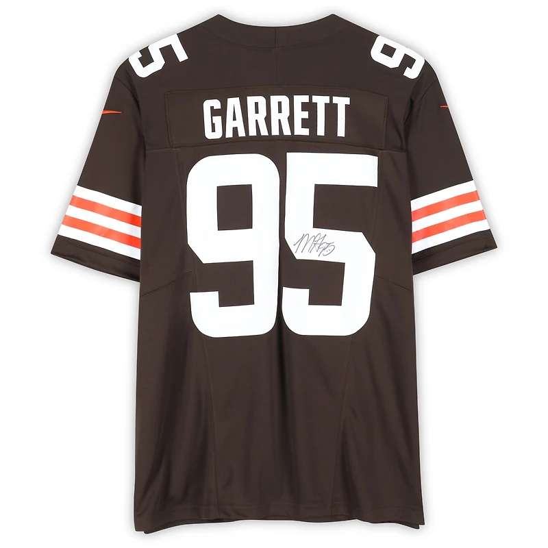 Myles Garrett Cleveland Browns Autographed Brown Nike Limited Jersey
