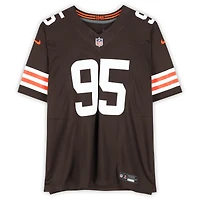 Myles Garrett Cleveland Browns Autographed Brown Nike Limited Jersey  