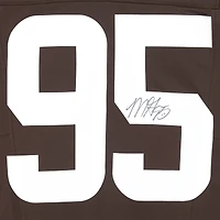 Myles Garrett Cleveland Browns Autographed Brown Nike Limited Jersey  
