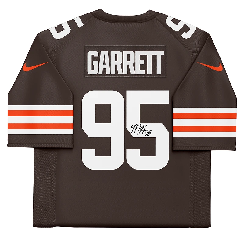Myles Garrett Cleveland Browns Autographed Brown Nike Limited Jersey  