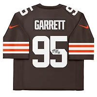 Myles Garrett Cleveland Browns Autographed Brown Nike Limited Jersey  