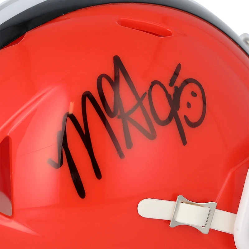Casque Riddell Speed ​​Mini autographié par Myles Garrett des Cleveland Browns en 2024