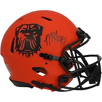 Casque Riddell Rave Speed ​​authentique autographié par Myles Garrett des Cleveland Browns