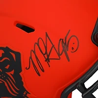 Casque Riddell Rave Speed ​​Mini autographié par Myles Garrett des Cleveland Browns