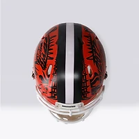 Myles Garrett Cleveland Browns Autographed Riddell Speed Authentic Helmet - Art by JK5 - Limited Edition #1/1