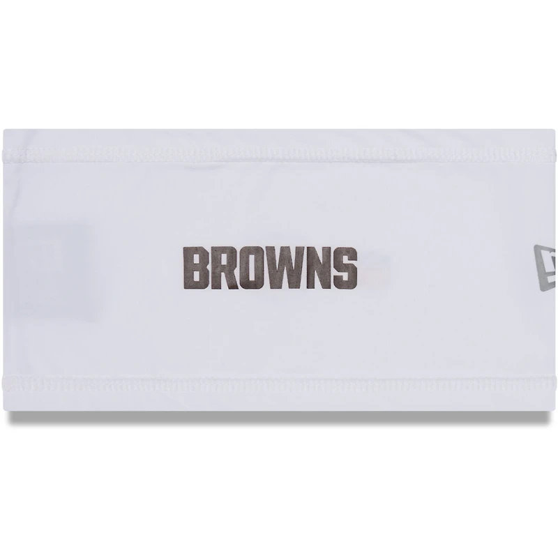 New Era White Cleveland Browns Official Training Camp COOLERA Headband