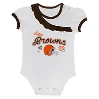 Newborn & Infant Cleveland Browns Love My Team Bodysuit Skirt Set