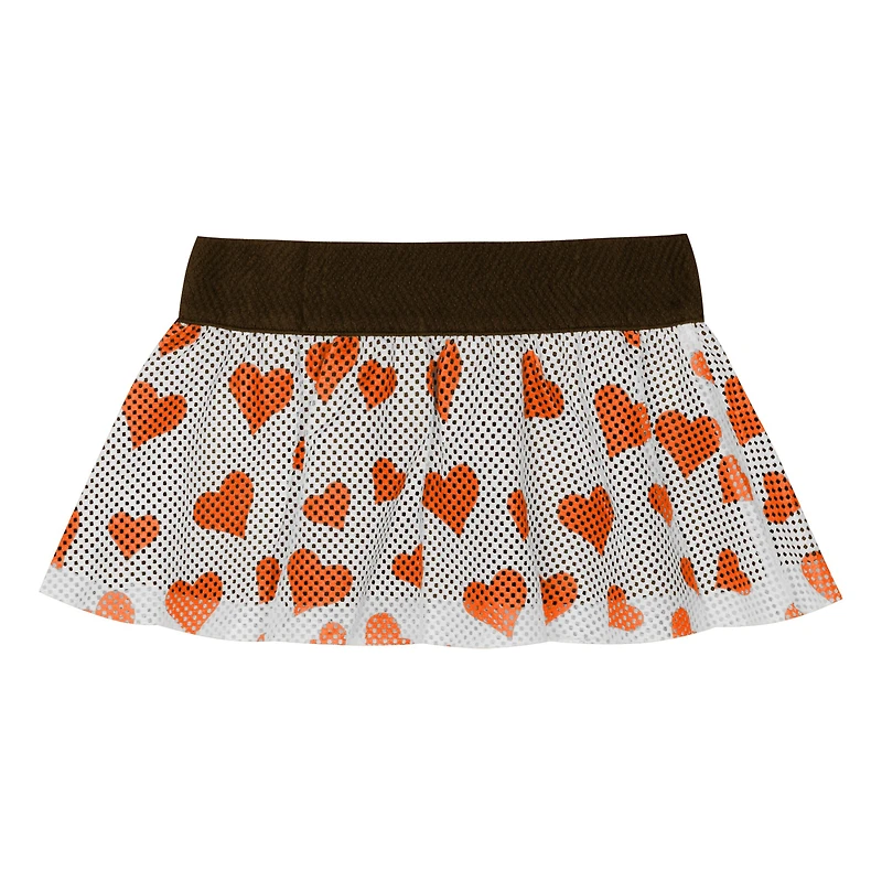 Newborn & Infant Cleveland Browns Love My Team Bodysuit Skirt Set