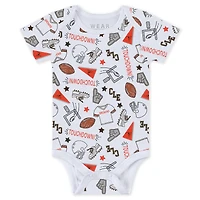 Vêtements pour nouveau-nés et nourrissons par Erin Andrews Cleveland Browns Ensemble trois pièces Body pantalon Turn Me Around