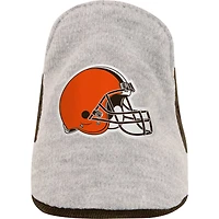 Ensemble trois pièces body, jupe et chaussons Newborn Heather Grey/Brown Cleveland Browns All Dolled Up