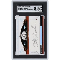 Otto Graham Cleveland Browns Autographed 2007 Playoff National Treasures All-Decade Cut #AD-OG #69/100 SGC Authenticated 8.5 Card