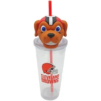 Gobelet Pegasus avec couvercle mascotte des Cleveland Browns, 680 ml