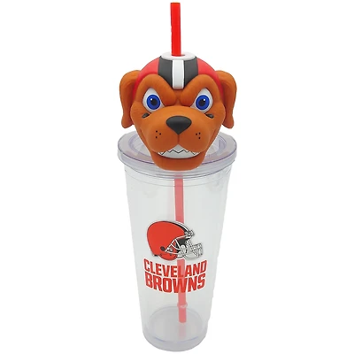 Gobelet Pegasus avec couvercle mascotte des Cleveland Browns, 680 ml