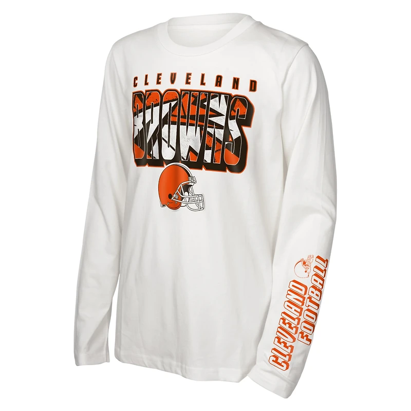 Ensemble de t-shirts the Mix pour enfants d'âge préscolaire Cleveland Browns