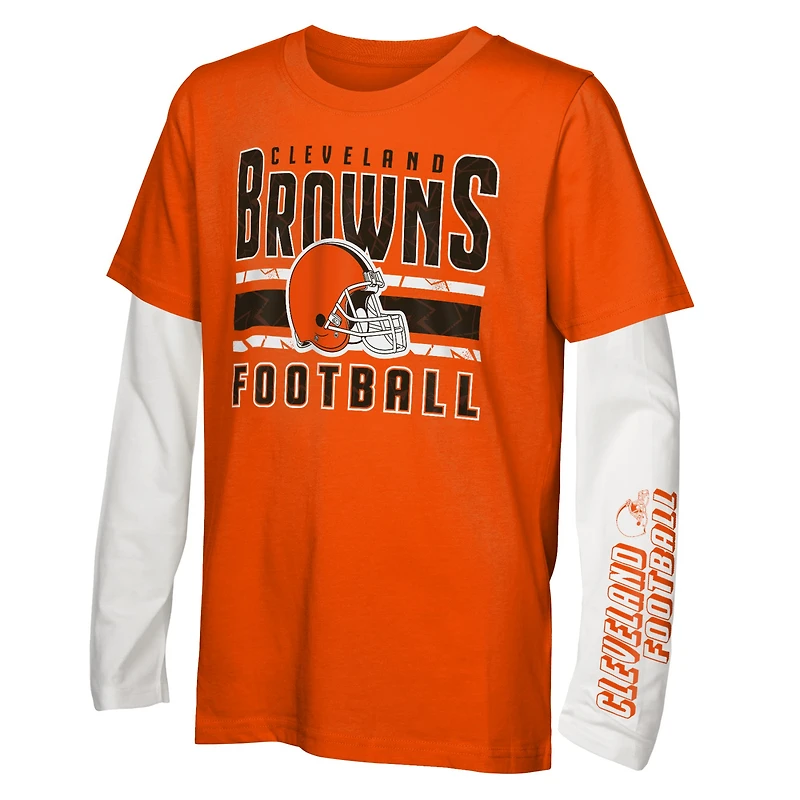 Ensemble de t-shirts the Mix pour enfants d'âge préscolaire Cleveland Browns