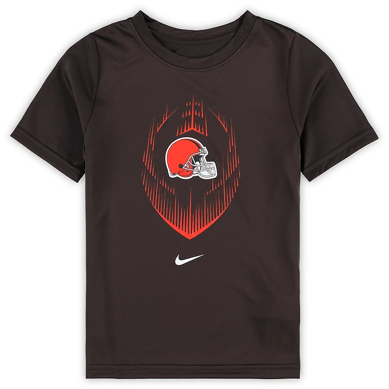 T-shirt Nike Cleveland Browns Legend Icon Performance pour enfant d'âge préscolaire