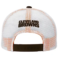 Preschool Outerstuff Brown Cleveland Browns Core Lockup Trucker Adjustable hat