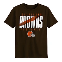 T-shirt marron « Outerstuff » des Cleveland Browns pour enfants d'âge préscolaire