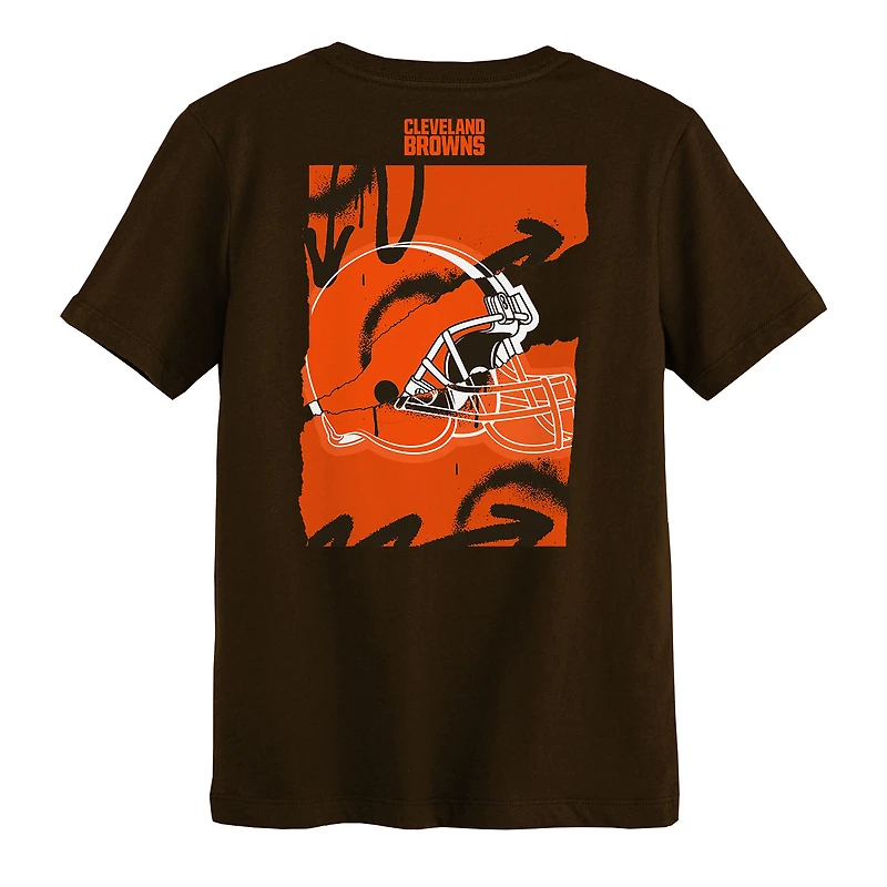 T-shirt marron « Outerstuff » des Cleveland Browns pour enfants d'âge préscolaire