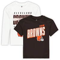Ensemble de t-shirts « The Mix Combo » des Cleveland Browns pour enfants d'âge préscolaire
