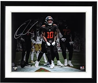 Photo dédicacée de Quinshon Judkins (Cleveland Browns) - Célébration d'un touchdown (40 x 50 cm)