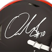 Quinshon Judkins Cleveland Browns Autographed Riddell 2025 Alternate Speed Authentic Helmet