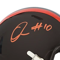 V106832 Browns Quinshon Judkins Cleveland Browns Autographié Riddell 2025 Mini casque à vitesse alternative Quinshon Judkins AUT MINI HELMET 46063 AUTEQPHEL MHLTJU0014 #1
