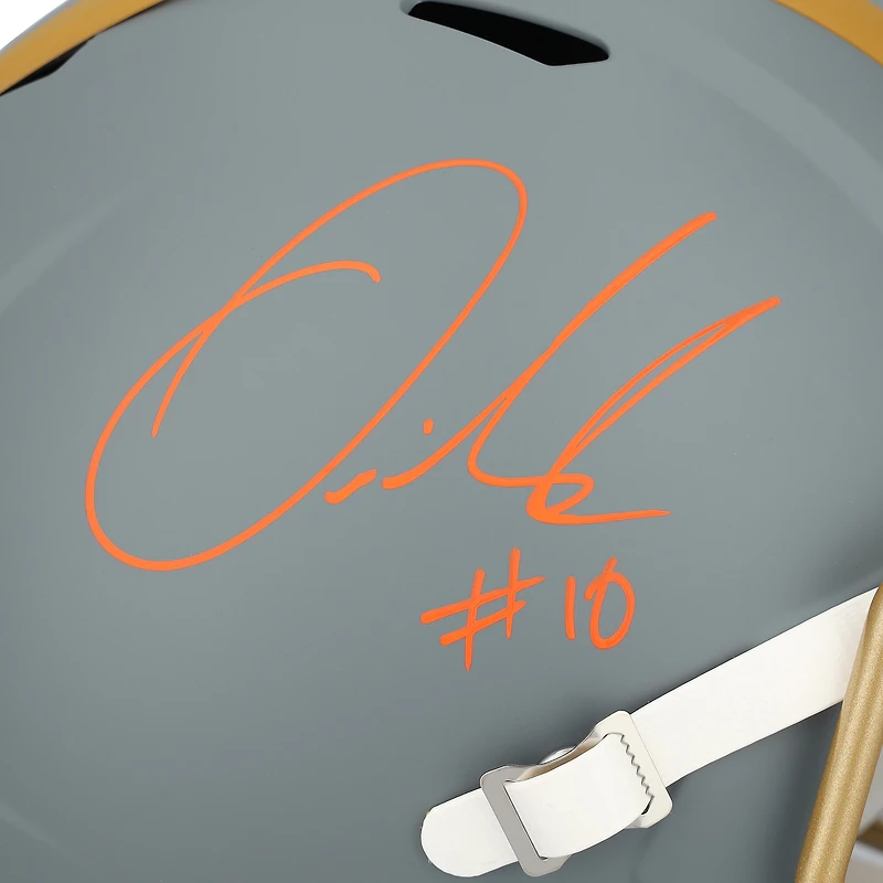Quinshon Judkins Cleveland Browns Autographed Riddell Slate Speed Replica Helmet