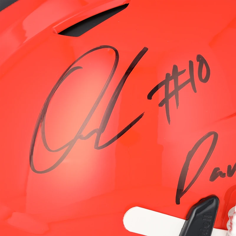 Quinshon Judkins Cleveland Browns Autographed Riddell Speed Flex Authentic Helmet with "Dawg Pound" Inscription