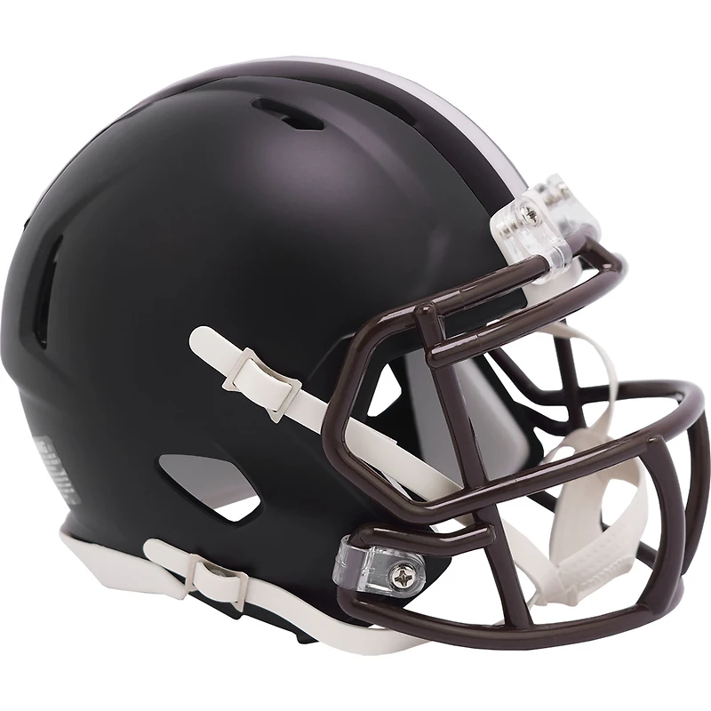 Riddell Cleveland Browns Unsigned Flat Black Alternate Speed Mini Football Helmet
