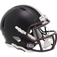 Casque de football américain Riddell Cleveland Browns, modèle non signé, noir mat, vitesse alternative