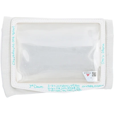 Shedeur Sanders Cleveland Browns Game-Used White QB Wristband from the 2025 NFL Season