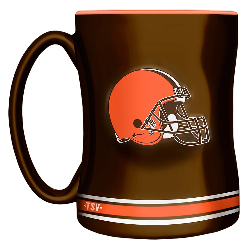 The Sports Vault Cleveland Browns - 14 oz. Mug sculpté