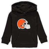 Sweat à capuche marron avec logo des Cleveland Browns pour tout-petit