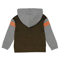 Toddler Cleveland Browns Club House Long Sleeve Hoodie Top and Leggings Two-Piece Set