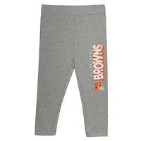 Toddler Cleveland Browns Club House Long Sleeve Hoodie Top and Leggings Two-Piece Set
